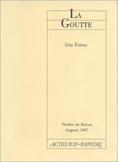 Couverture de LA GOUTTE