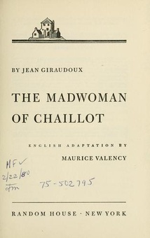 Couverture de LA FOLLE DE CHAILLOT