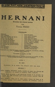 Couverture de HERNANI